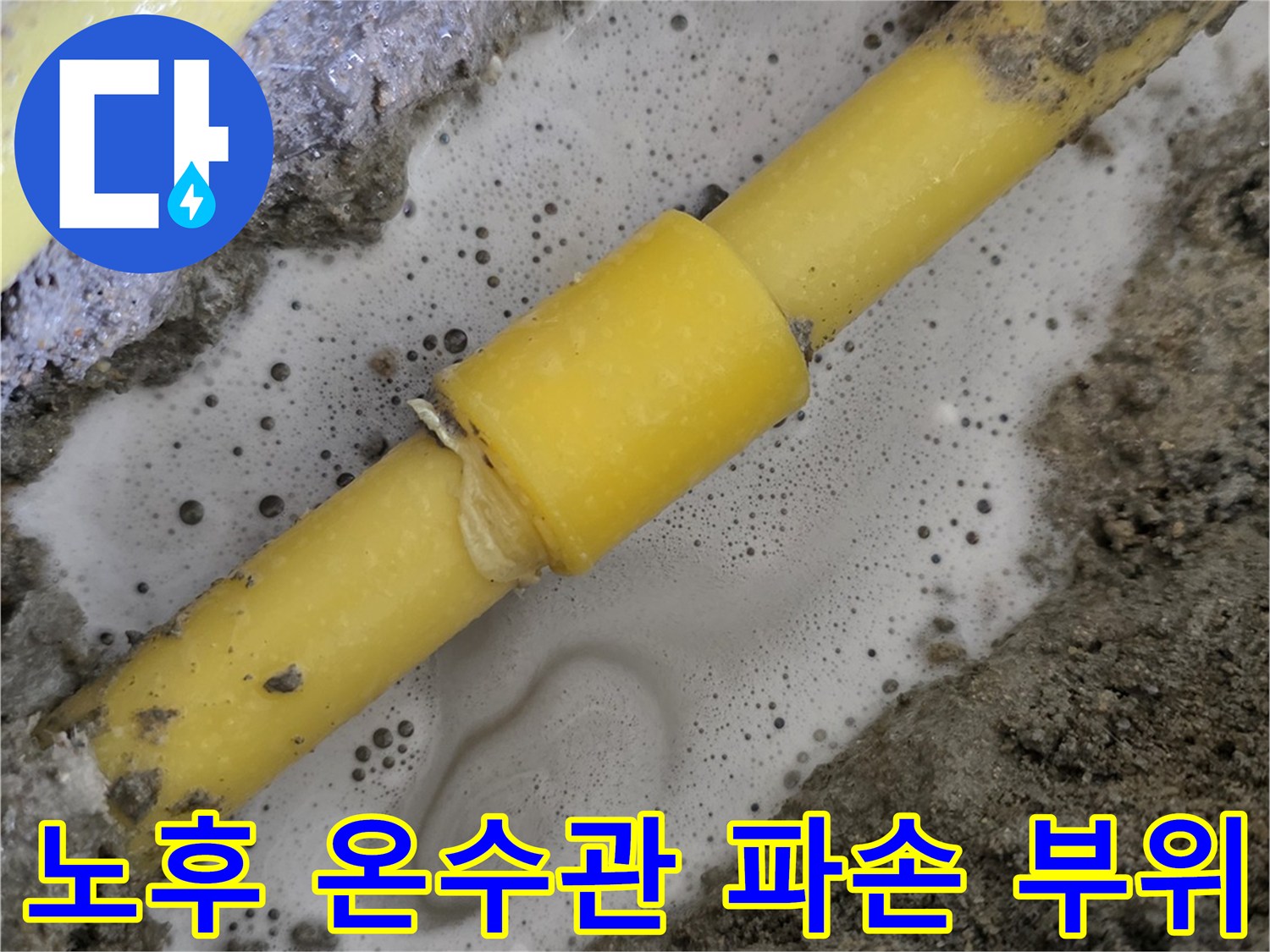 일산서구-아파트-온수배관-파손-및-누수-지점-확인