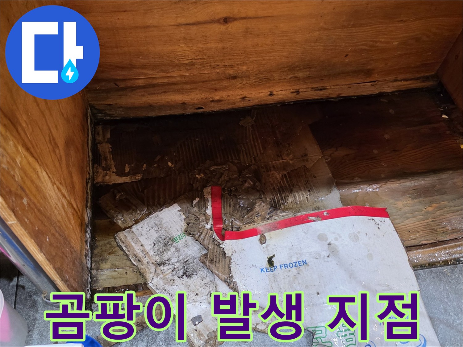 물이-새면서-습해져-곰팡이가-생기기-쉬운-환경입니다