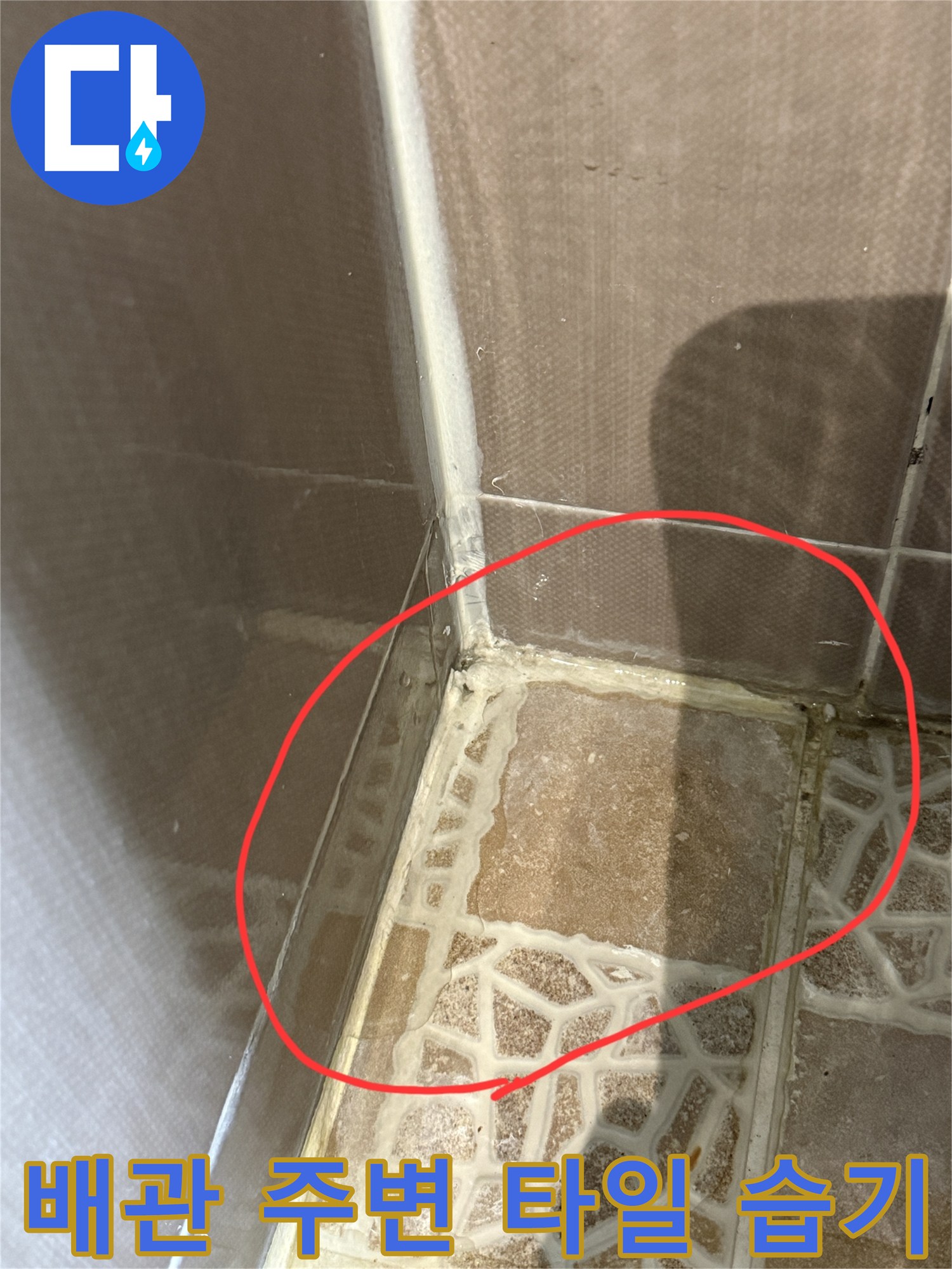 변기-주변-타일-틈새-습기-상태